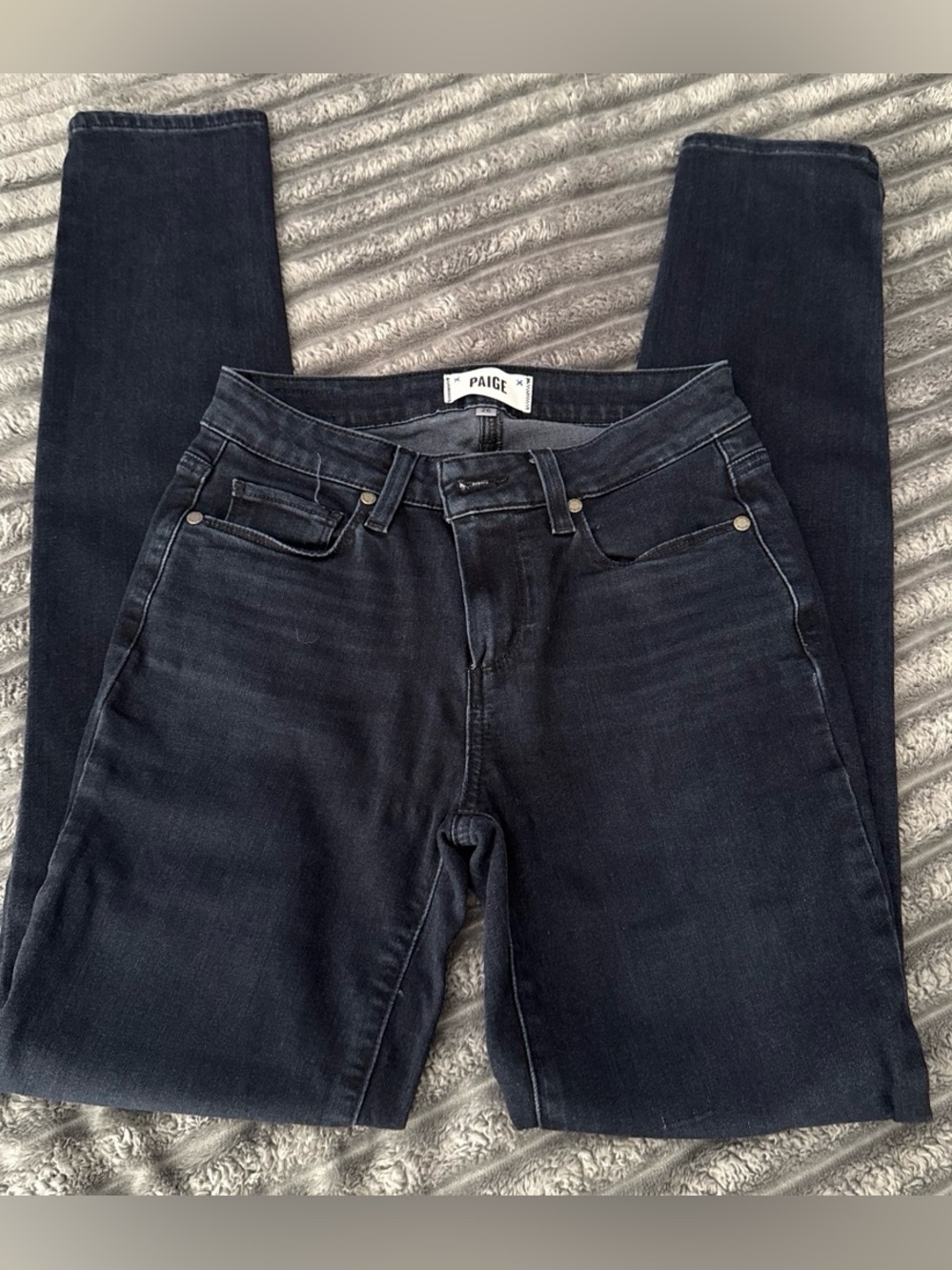 PAIGE Indigo Black Skinny Jeans